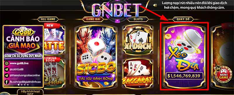 Chơi Xóc Đĩa Gnbet